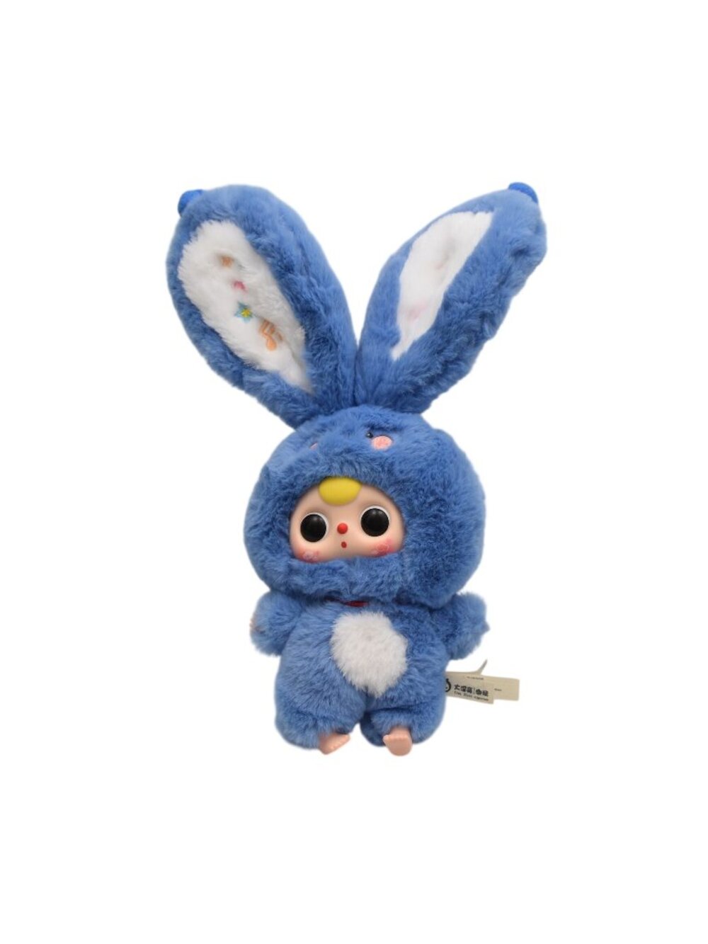 Baby Three Lily Rabbit Town V3 Blue Bunny Plush 10" Keyring Cureplaneta